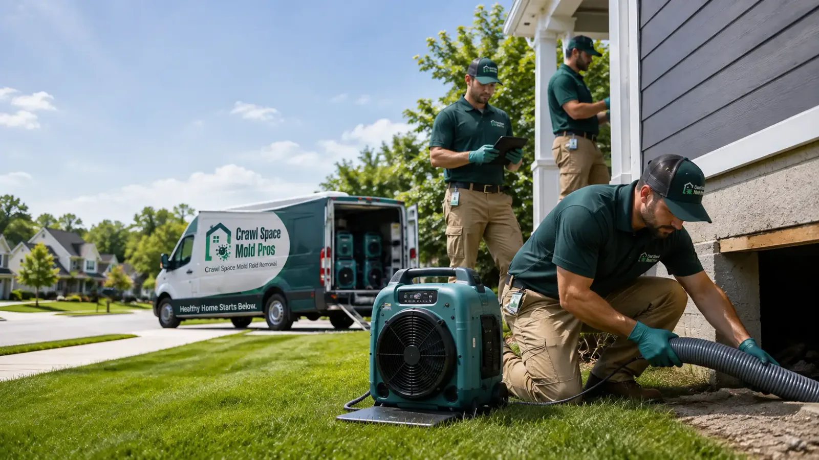 Crawl Space Mold Removal in Trappe, MD